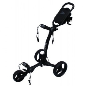 Axglo Golftrolley - schwarzer Rahmen, schwarze Räder