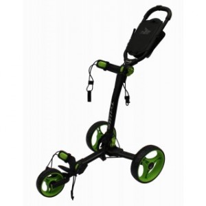 Axglo Golftrolley - schwarzer Rahmen, grüne Räder